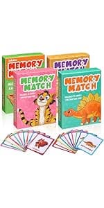 Zubebe 28 Pack Kids Card Games Gifts Bulk Classic Playing Card Game Set for Kids Includes Go Fish, Old Maid, Crazy Eights, Memory Match, Slap Jack, Playing Toy for Party Favors (Classic)