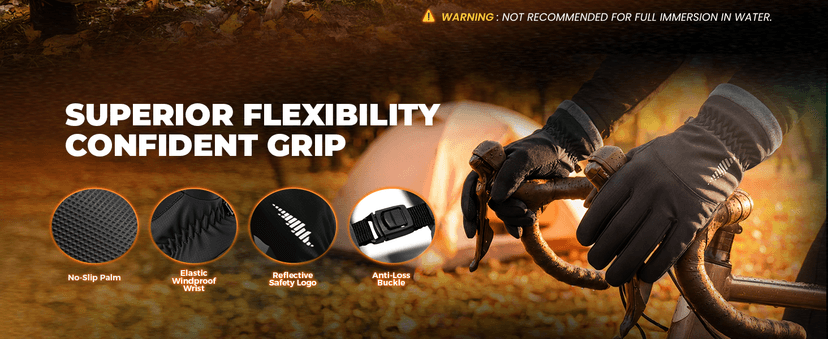 rivmount Winter Waterproof Ski Snow Warm Gloves for Women Men, Windproof Cold Weather Thermal with Touchscreen Fingers, for Running Driving Cycling Hiking Biking Outdoor Sports Daily Work