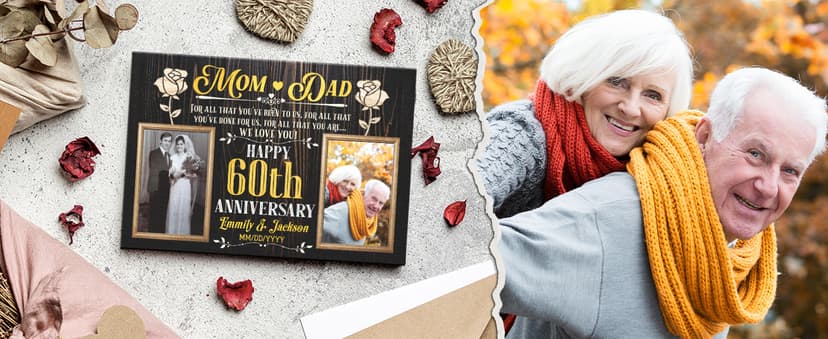 Dem Canvas Personalized Prints, Custom Photo and Name, Wedding Gifts for Couple, Anniversary Valentine Gift, Marriage Prayer Canvas, Engagement Gift (12x08)