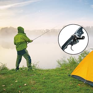 Fishing Rod, Fishing Pole Fishing Rod and Reel Combo Telescopic Fishing Rod Collapsible Rod Stainless Steel Pocket Fisherman Tackle Portable for Beginner Kids Adults Travel Saltwater Freshwater