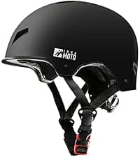 Skateboard Helmet for Adults - Adjustable Certified Safety Adults Helmet for Skateboarding Bike Bicycle Scooter Cycling Skate Skating Multisport Helmets for Women Men Boys Girls Kids Youth