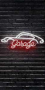 Kavaas Check Engine Neon Sign, LED Garage Sign for Car Room Decor | Check Engine Light Neon Sign for Garage Decor, Auto Repair Workshop, Man Cave - Best Gifts for Dad, Car Enthusiast (Golden Yellow) B0D372TXF5