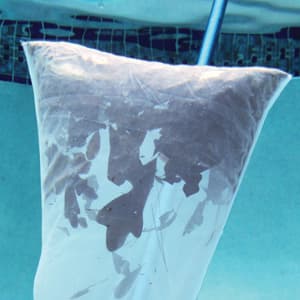 POOL BLASTER Leaf Vac Cordless Hoseless Pool Leaf Vacuum & Skimmer, Battery-Powered Swimming Pool Leaf Catcher with Heavy Duty Mesh Bag, for Inground and Above Ground Pools, by Water Tech