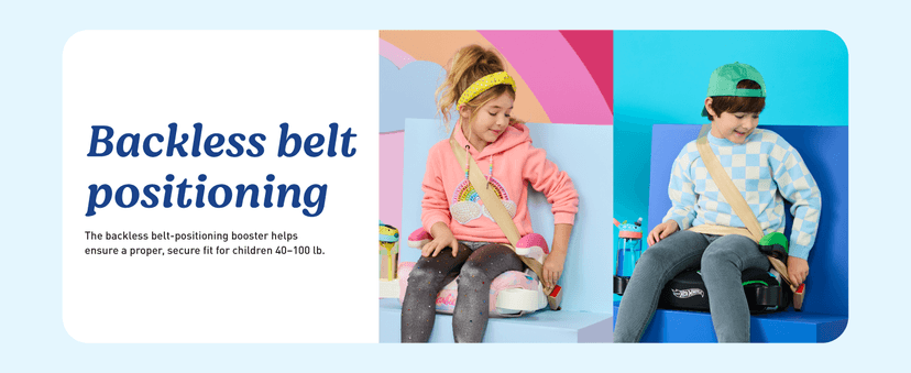 Graco TurboBooster 2.0 Backless Booster Car Seat, Barbie Paint, Travel Booster Seat for Children Ages 4-10, Weight 40-100 Pounds and Height up to 57 Inches