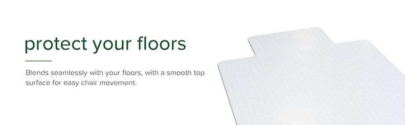 Dimex Office Chair Mat for Low Pile Carpet with Lip, 36" x 48", Clear
