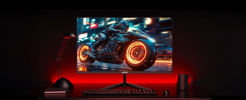 Gawfolk 27 Inch Gaming Monitor IPS 120Hz, QHD 2560 * 1440p PC Monitors, Computer Screen for Home & Office, Support HDMI & DP, Wall Mount Compatible 75 * 75mm, Black