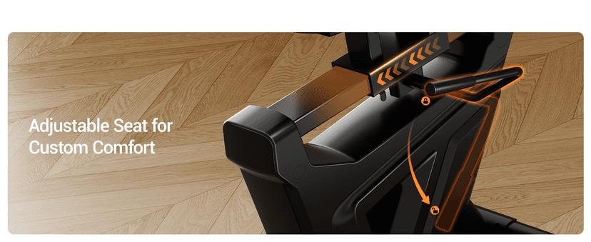 CURSOR FITNESS Recumbent Exercise Bike, Quiet Recumbent Stationary Bike for Adults & Seniors, Magnetic Stationary Bike with 16-Level Resistance, Supports 350LB, Heart Rate Handle & LCD Display