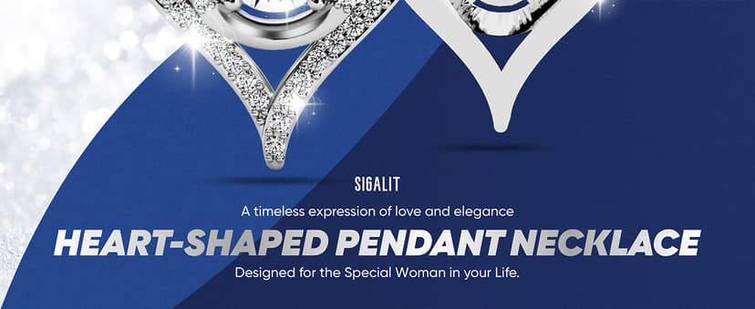 Heart Pendant Necklace for Her Moissanite Lab-Created Gem Jewelry for Women I Love You S925 Sterling Silver Gifts to Wife Girlfriend Mom Daughter Anniversary Birthday Christmas Valentines Day