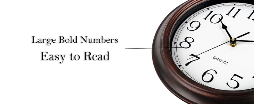 KECYET Wall Clock 10 Inch Battery Operated Silent Non-Ticking Wall Clock Vintage Retro Rustic Style Decorative for Bedroom Living Room Kitchen Home Office (Bronze)