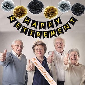 JETKONG Retirement Party Decorations Retired Tiara/Crown, Retired Sash for Women Retirement Gifts, Retirement Party Supplies, Gifts, Favors (Rose Gold) B0B2R3G8NG