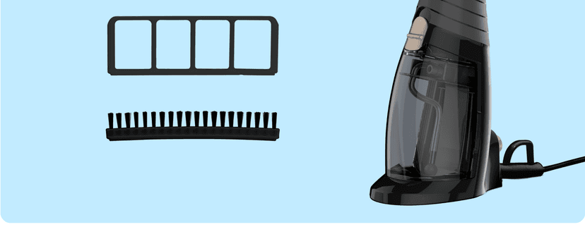 Conair Handheld Garment Steamer for Clothes, Turbo ExtremeSteam 1875W Fabric Steamer, Portable Handheld Design, Strong Penetrating Steam, Amazon Exclusive, Black