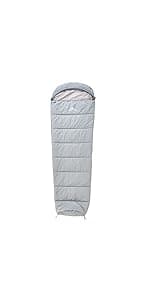Lightweight Mummy Sleeping Bag 2.87lbs, Backpacking Sleeping Bag 42℉-55℉, Nylon Shell and Lining, Compact, Ultralight Sleeping Bag for Backpacking Camping Hiking