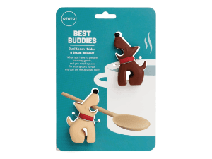 OTOTO New HopTop Frog Spoon Holder for Stove Top - Spoon Rest for Stove Top and Steam Releaser, Cute Kitchen Accessories, Cooking, Cool Gadgets, Fun Kitchen Gifts, White Elephant Gifts