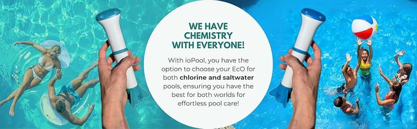 iopool Smart Water Monitor - Works for Chlorine & Bromine Pools, Hot Tubs, & Swim Spas - Gives Precise Dosage recommendations.