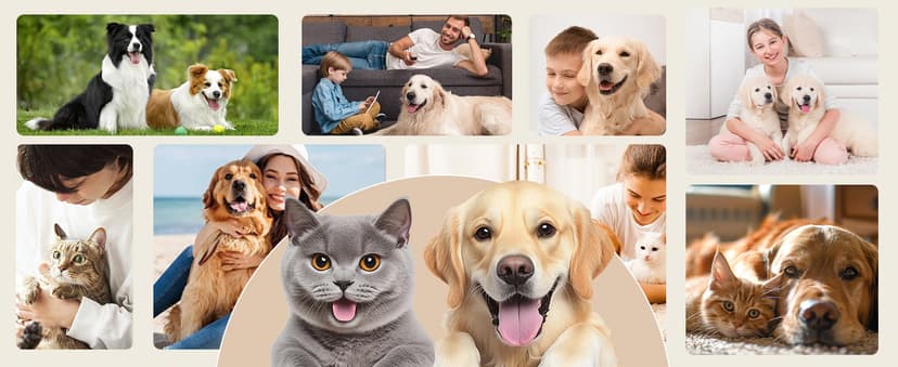 Dog Grooming Kit, Pet Grooming Vacuum with Pet Clipper Nail Grinder, Dog Hair Vacuum with 6 Pet Grooming Tools for Dogs Cats Shedding Grooming