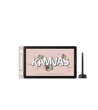 HUION Kamvas 13 (Gen 3) Drawing Tablet with Screen,13.3" Full-Laminated Art Tablet with Anti-Sparkle Canvas Glass 2.0, 99% sRGB, PenTech 4.0, 16384 Pen Pressure, Dual Dial for PC, Mac, Android, Black