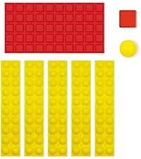 Bump Dots for Visually Impaired 165 Pcs Combo Pack(Red,Yellow,Black,White) - Low Vision Aids Braille Stickers Raised Tactile Dots for Elderly, Blind