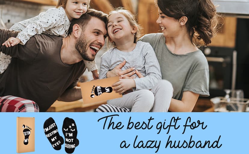 FilmHOO Birthday Gifts for Men Fathers Day Dad Gifts for Dad Christmas Stocking Stuffers for Men Him Valentines Funny Socks