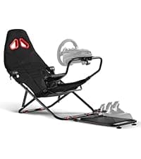 RACGTING Racing Simulator Cockpit for G920 G29 G923, Foldable Racing Simulator for Thrustmaster T248X T248 T300 T150 458 TX Xbox PS5 PS4 PC (Black)