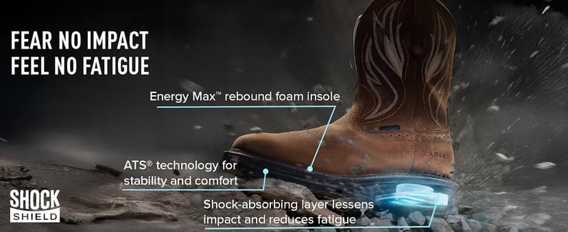 Ariat Men's Rebar Lift 6" Waterproof Composite Toe Work Boot