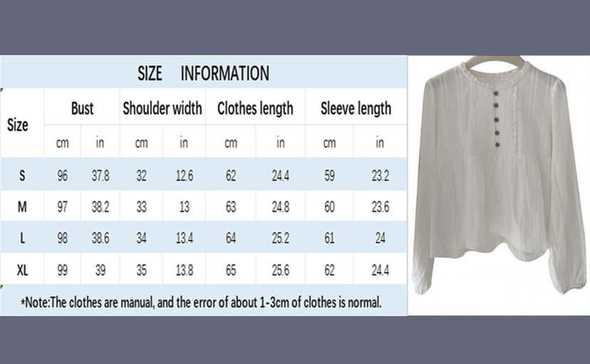 UICIOP Korean Version of Women's Shirt, Women's Sweet Round Neck Pleated Small lace top, Women's Long Sleeved Shirt top