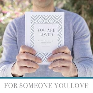 Gratbook You Are Loved Book, Personalized Why I Love You book, Easy Prompts to get your feelings on paper, Perfect for Mom, Wife, Sister, Boyfriend, Loved One, Quality Hardcover, 5 in x 7 in (White)