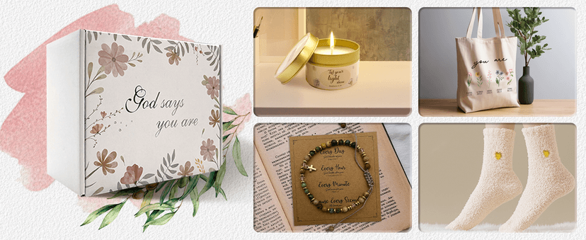 Christian Gifts for Women, Religious Gifts, Inspirational Gift for Women Birthday Unique Catholic Gifts set Bible Accessories Faith Based Gift Glass Cup