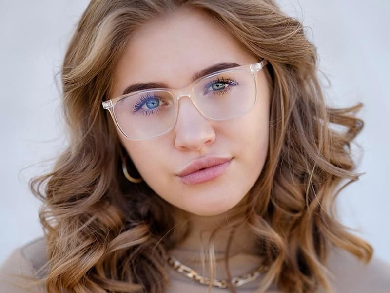 ANRRI Blue Light Blocking Glasses, Anti Eyestrain Lens Lightweight Frame Eyeglasses, Black, Men/Women