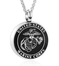 Stainless Steel Memorial Necklace Keepsake Pendant Ash Holder for Pet Human Urn Jewelry Funeral Memorial Gift with Fill Tool Hearbeingt Knife Dagger Urn Necklaces for Men Cremation Jewelry for Ashes B076WW6TZR