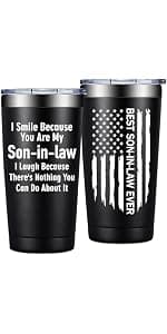 Mothers Day, Christmas, Birthday Valentine's Day Gifts for daughter Adult - I Smile Because You Are My Daughter Grifarny Daughter Gifts from Mom, Dad - to My Daughter Tumbler Cup 20oz