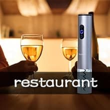 Electric Wine Bottle Opener Automatic Wine Opener Rechargeable Electric Corkscrew with Wine Aerator,Foil Cutter,Wine Stopper,USB-C Charge Cable, Wine Gifts For Women Wine Lovers(Silver)