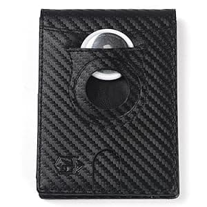 Zitahli Men's Wallets Airtag Holder Slim Rfid Leather with Gift Box