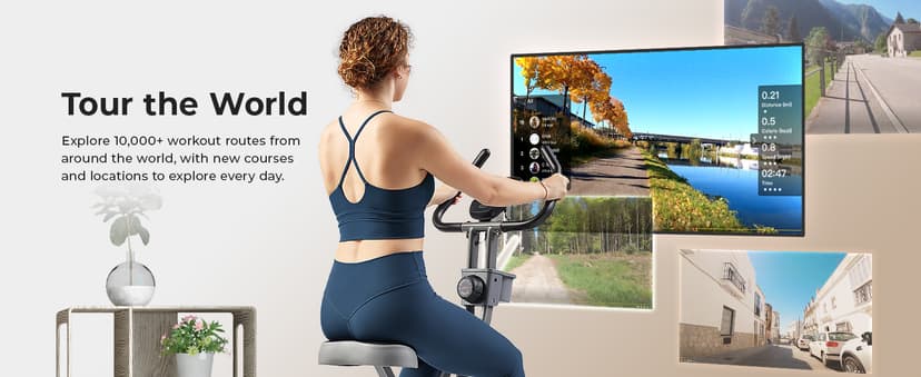 Sunny Health & Fitness Smart Heavy-Duty Recumbent Bike w/Wide Cushioned Seat & Back, Indoor Cycling Machine for Adult/Seniors Home Exercise, Free SunnyFit App Connect, Optional Workout Training Bands