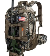 YVLEEN Hunting Backpack, Waterproof Camo Hunting Packs for Men, Durable Large Capacity Hunting Day Pack for Rifle Bow Gun