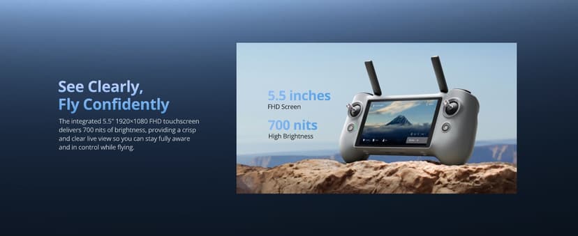 Potensic Atom 2 Fly More Combo with RC PTD 1, Drones with Camera for Adults 4K Video, 8K Photo, 10KM Transmission, 96 Mins Flight, 3-Axis Gimbal, AI Track, Vertical Shooting, AI Night Shot, Under 249g