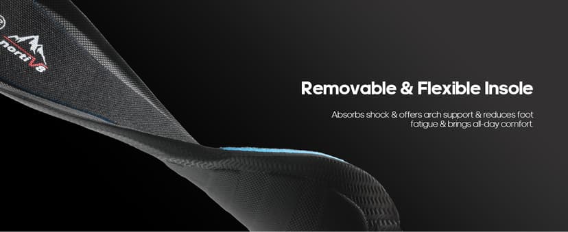 NORTIV 8 Men's Waterproof Hiking Shoes Leather Low-Top Hiking Shoes for Outdoor Trailing Trekking Camping Walking