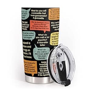 Funny Gift For Dad - Stainless Steel Tumbler 20oz - Dad Joke Gifts - Father Gift From Daughter, Son, Wife for Birthday, Fathers Day - Christmas Gifts For Men, Uncle, Brother