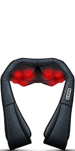 Mo Cuishle Shiatsu Back Shoulder and Neck Massager with Heat, Electric Deep Tissue 4D Kneading Massage, Best Gifts for Women Men Mom Dad, Fathers Day, Mothers Day, Christmas Gifts