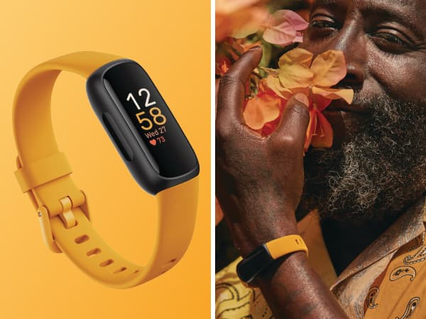 Fitbit Inspire 3 Health &-Fitness-Tracker with Stress Management, Workout Intensity, Sleep Tracking, 24/7 Heart Rate and more, Lilac Bliss/Black, One Size (S & L Bands Included)