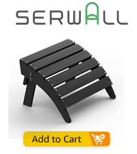 SERWALL Outdoor Rocking Chair Set of 2, HDPE Rocking Chairs for Adult, All Weather Porch Rockers for Lawn Garden, Grey