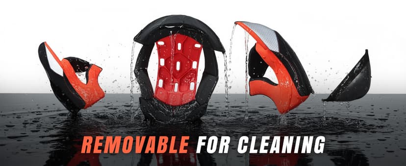 CYRIL Full Face Motorcycle Helmet DOT Approved for Adults Men Women, Motorbike Street Bike Racing Helmet with Tinted & Extra Clear Tool-Free Swappable Visors, Includes Storage Bag