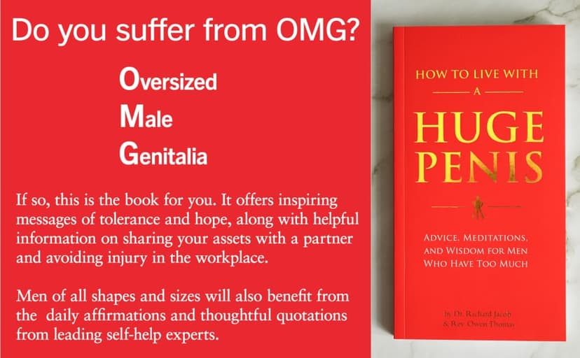 How to Live with a Huge Penis: Advice, Meditations, and Wisdom for Men Who Have Too Much