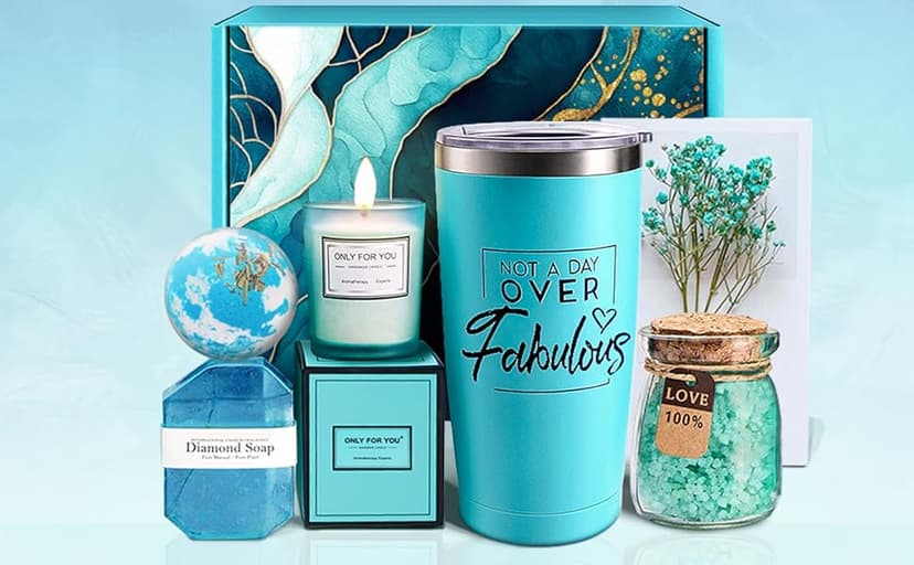 Birthday Gifts for Women, Christmas Gifts, Self Care Gifts for Women Mom Sister Wife Best Friend Teacher Nurse Coworker, Relaxing Spa Gift Basket Set Mothers Day Gifts