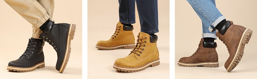 Bruno Marc Men's Classic Winter Fall Casual Boots Warm Cold-Weather Work Boots 3.0