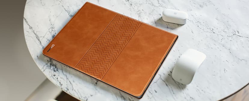 auaua Case for iPad Pro 12.9 6th/5th/4th/3rd Generation 2022/2021/2020/2018, Slim Durable Leather Stand Cover with Pencil Holder, Auto Sleep/Wake (Brown)