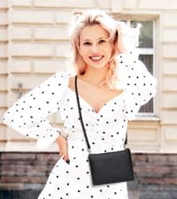 higouta Mini Sling Bag for Men Women, Small Crossbody Casual Utility Chest Phone Bag for Travel Workout