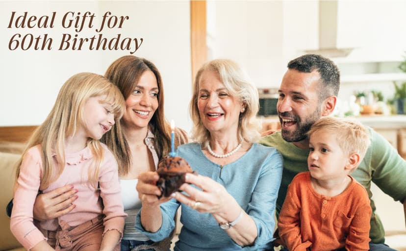 60th Birthday Gifts for Women, Men, 9oz Lavender Scented Soy Wax Candle, 1965, 60th Birthday Decorations for Woman, Men, Her, Him, Friends, Sister, Wife, Mom, Sixty Year Old Gift