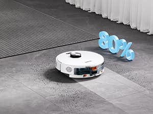 Robot Vacuum and Mop Combo, 3-in-1 Robotic Vacuums Cleaner with 70-Day Self-Emptying Base, LiDAR Navigation Smart Mapping & Strong 6000Pa Suction, for Pet Hair, Hard Floor, Carpet