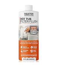 Bio Ouster 3in1 Weekly Hot Tub Cleaner, Conditioner, Clarifier - Hot Tub Chemicals for Standard & Inflatable Spas - Spa Chemicals for Crystal Clear & Sparkling Clean Water - Made in USA (4 Week Kit)