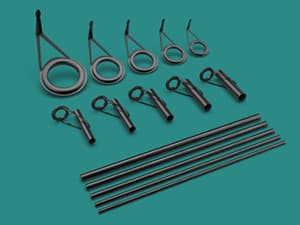 Ailiaili Fishing Rod Repair Kit - 3-IN-1 Fishing Pole Complete Supplies Kit for Rod Tips, Fishing Rod & Guide Eyelets Replacement, with Epoxy Glue, Wrapping Thread and Other Fishing Accessories & Gear